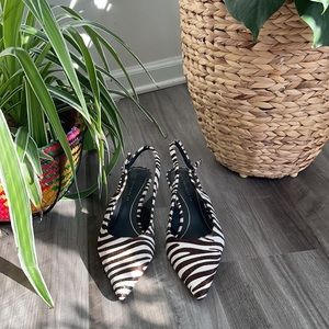 Zara Slingback Kitten Heels